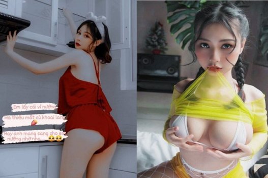 Nguyen han nhi 2k2 сундук, полная тонкой талии